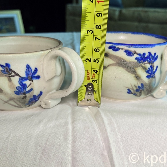 SET OF 2--Vintage Century Stoneware Tea Cups - Picture 8 of 10